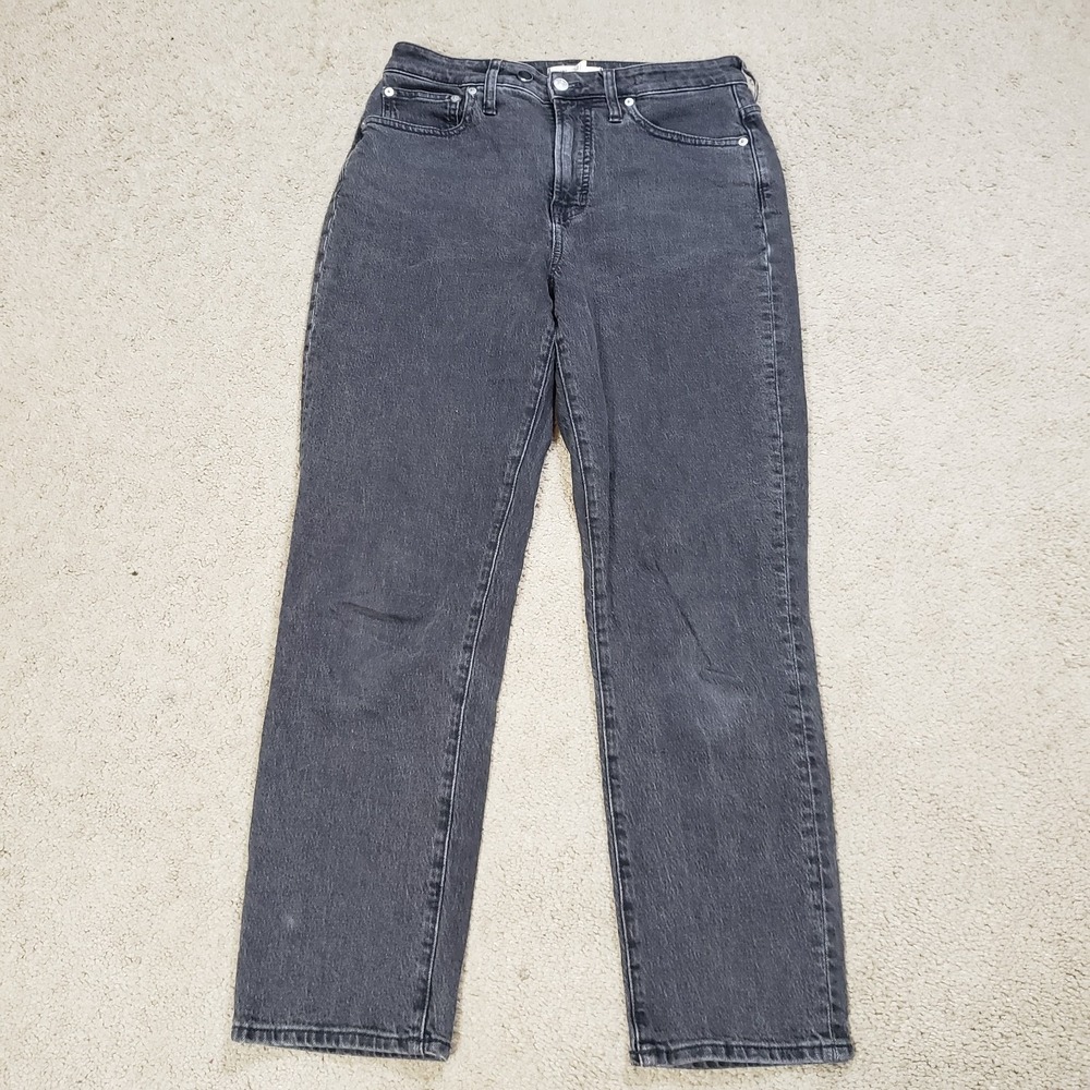 Madewell‎ Jeans Womens 28 (30x27.5) Curvy Perfect Vintage Jean Black Lunar Wash